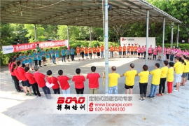 ?廣州萬固壓縮機(jī)有限公司在牛仔谷拓展訓(xùn)練基地聯(lián)合舉辦